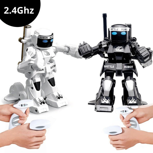 Robo Boxeador Lutador com Controle Remoto 2.4GHZ 2 controles Brinquedo Infantil